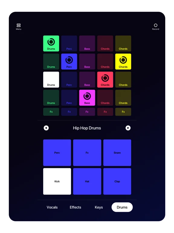 iPad melody performance