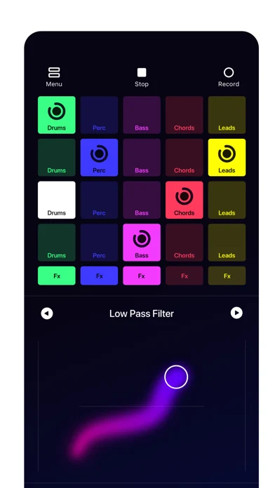 Loop Pads iPhone touch effects